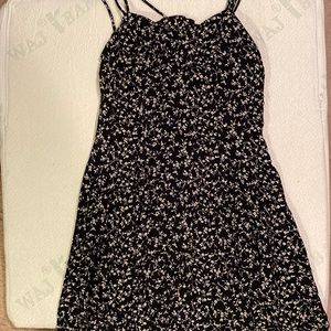 Black mini dress fits M-L